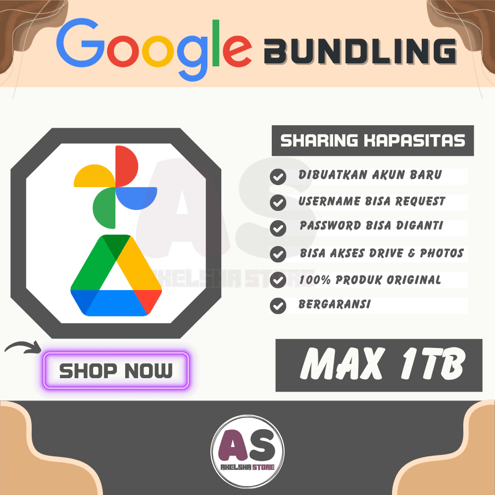 [BUNDLING] Google Drive + Google Photos Unlimited Lifetime Gdrive