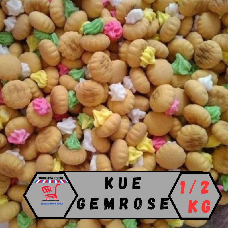 

1/2KG KUE GEMROSE MANIS BISKUIT JADUL GEM TERMURAH KILOAN ENAK KANCING BUNGA CEMILAN MINI GULA ROSE