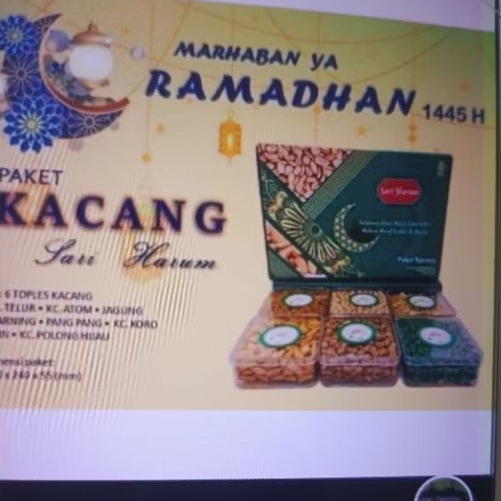 

kue paket berkah paket isi kacang