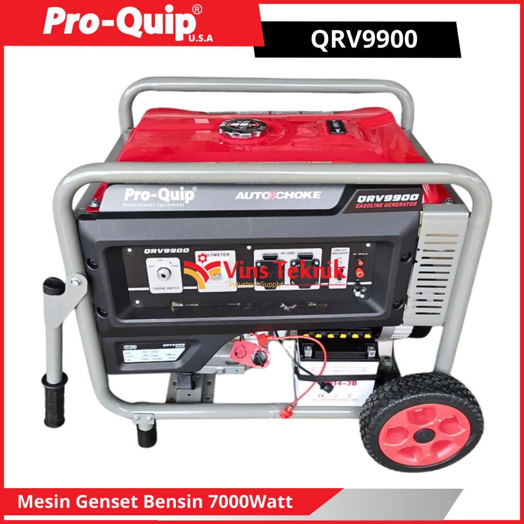 Mesin genset bensin 7000watt Generator QRV 9900 PROQUIP QRV9900