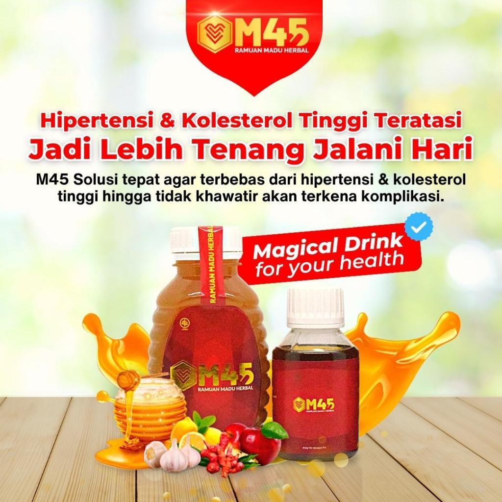 

Madu M45 Herbal Terapi Jantung Kolesterol Darah Tinggi Diabetes Terpercaya | Madu45