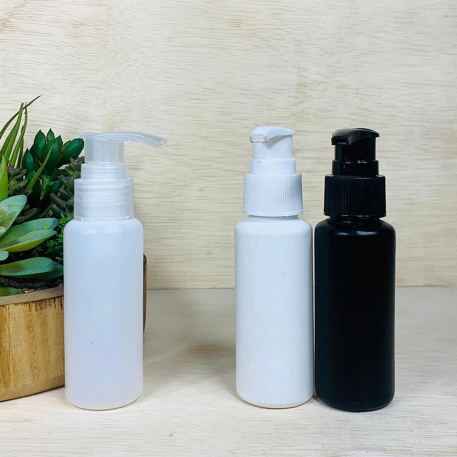 Botol Pump 60 Ml HDPE / Botol Lotion Pump 60 Ml/Botol pump hdpe60 ml/Botol sabun/Botol pompa/Botol k