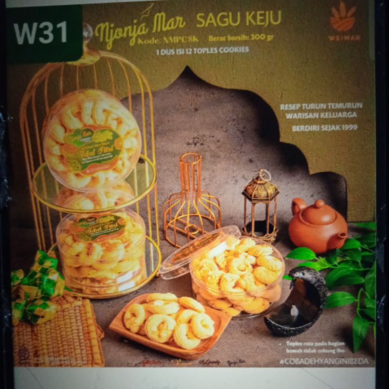 

PROMO paket kue lebaran bingkisan njonja mar saju keju w31