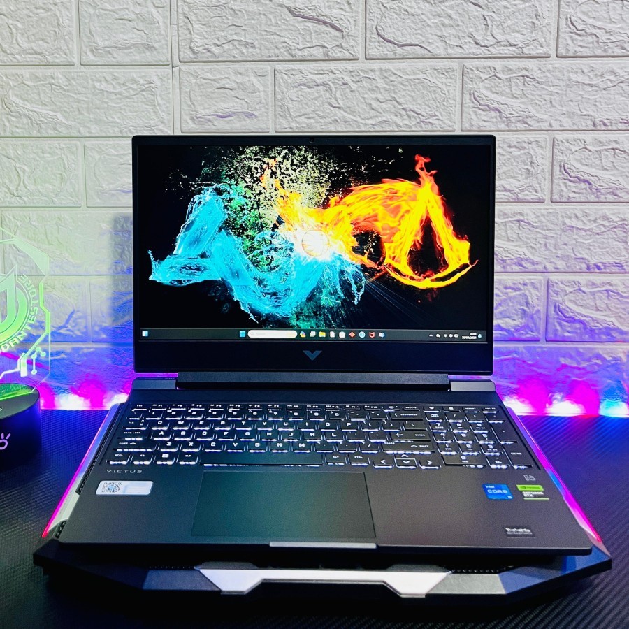 HP Victus 15 i7 Gen 12 RTX 3050 Ti 144 Hz IPS Premium Gaming Desain Ber-GARANSI RESMI