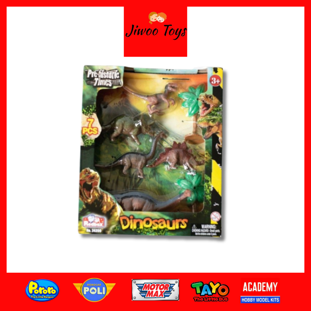 Redbox Toys Pre-Historic Times Dinosaurus 7 pcs Dinosaurus RB-24359
