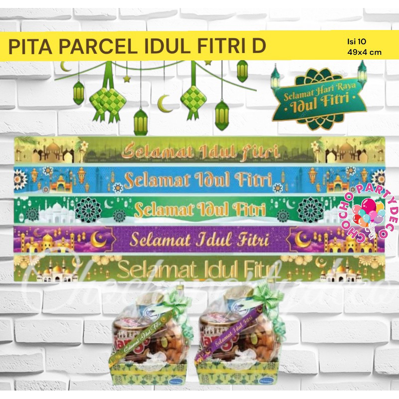 

Label PARCEL LEBARAN IDUL FITRI ISI 10 / Pita Parcel Idul Fitri