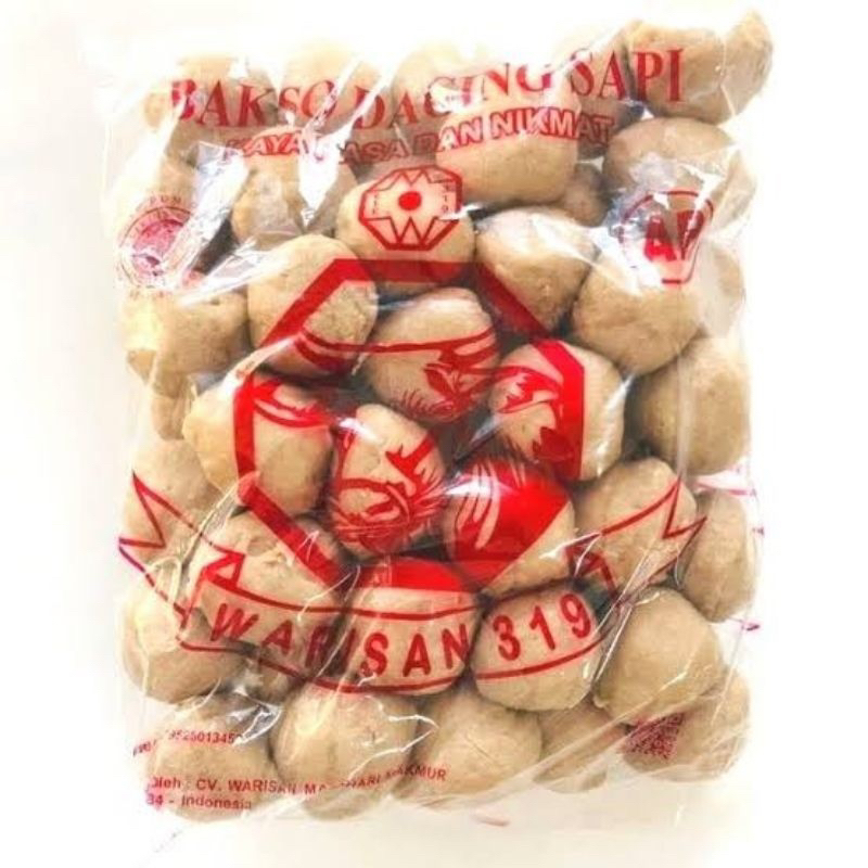 

Warisan bakso daging sapi AB isi 50