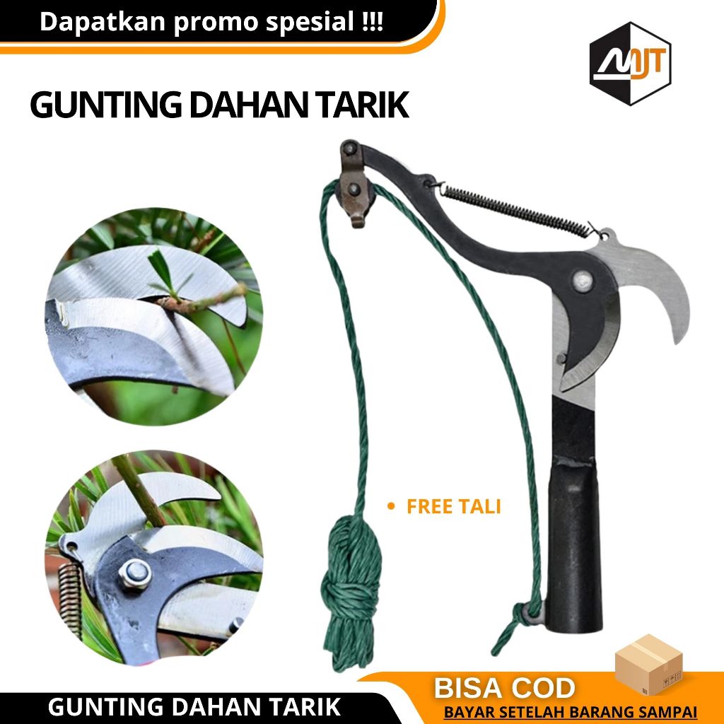 Gunting Dahan Tarik Pisau Tali Pohon Multifungsi Alat Potong Dahan Pohon Gunting Dahan Tarik Pisau T