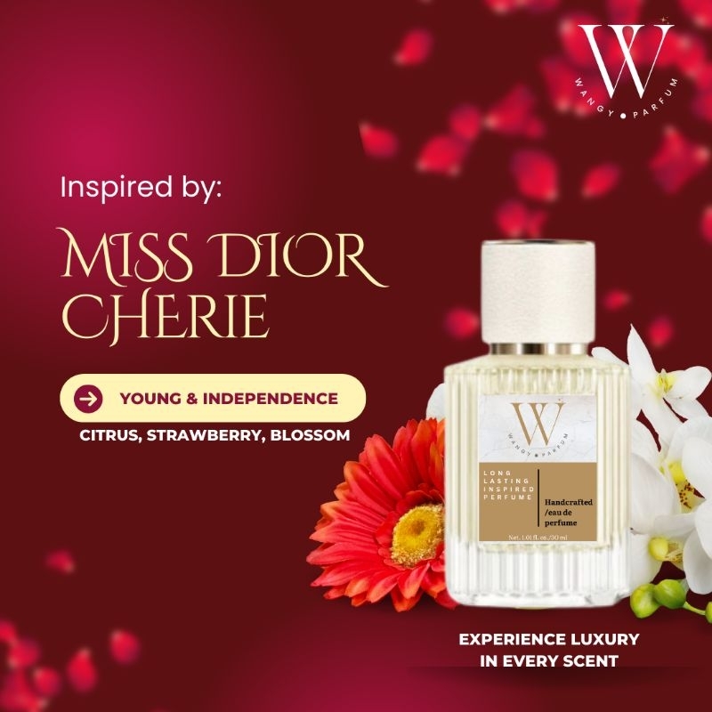 Parfum MISS DIOR CHERIE Wanita Inspired Perfume Woman Fragrance Scent Aroma Wangi Tahan Lama