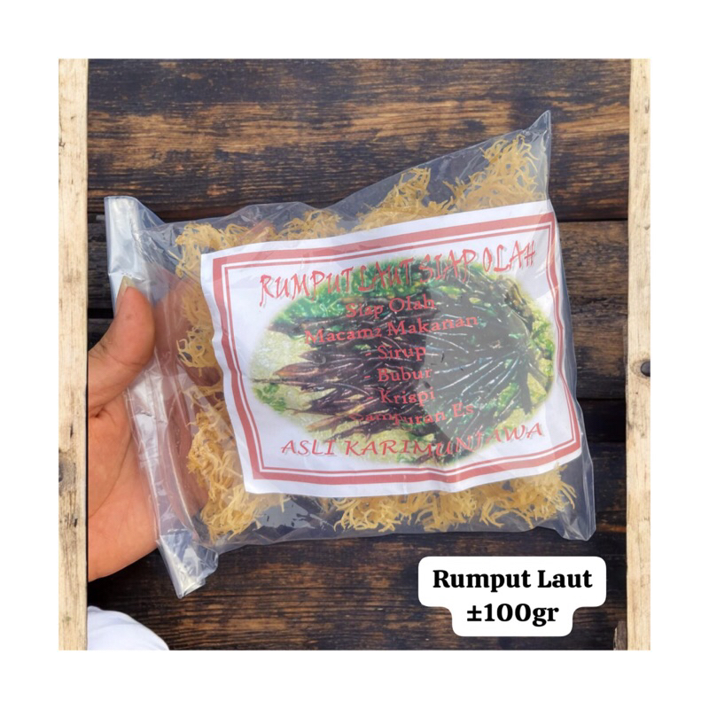 

Rumput Laut Siap Olah ±100gr KHAS KARIMUN JAWA