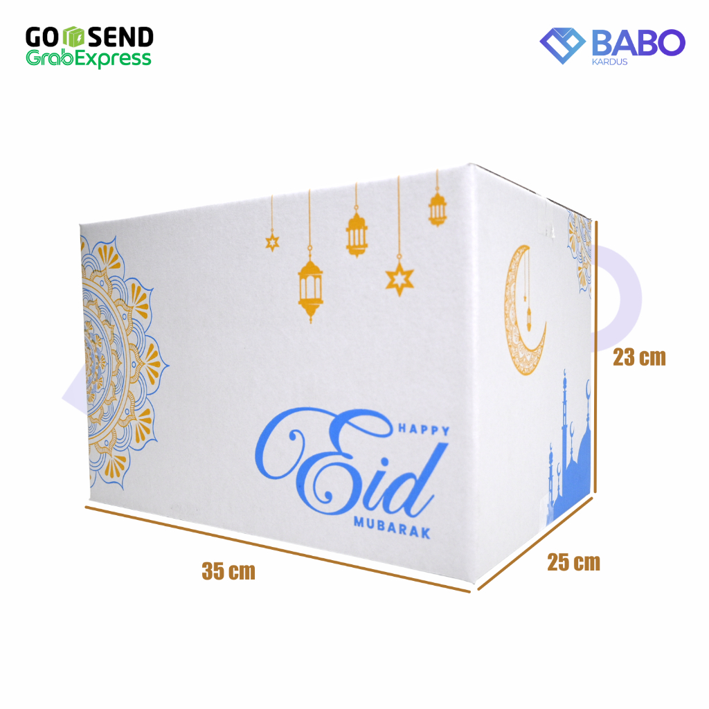 

Kardus Parcel 35x25x23 cm Box Ied Mubarok Dus Idul Fitri Lebaran Packing Kotak Kemasan Karton (Gold 35 x 25 x 23 cm)