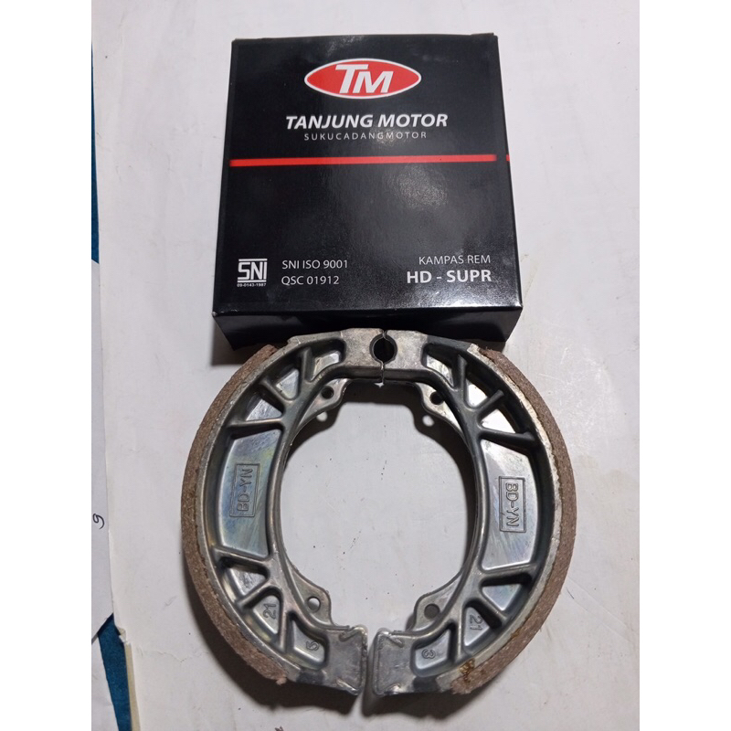 KAMPAS/ KANVAS REM BELAKANG MOTOR TM HONDA SUPRA GRAND REVO 110NEW SUPRA FIT NEW GL 100 WIN DLL