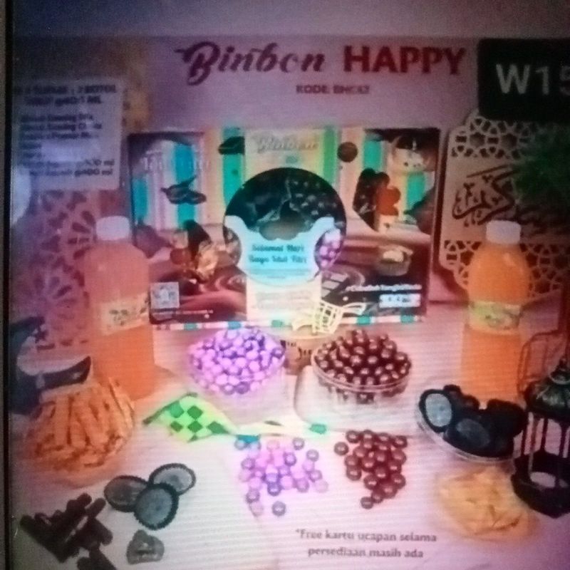 

promo paket kue lebaran bingkisan binbon happy schoco 2+4