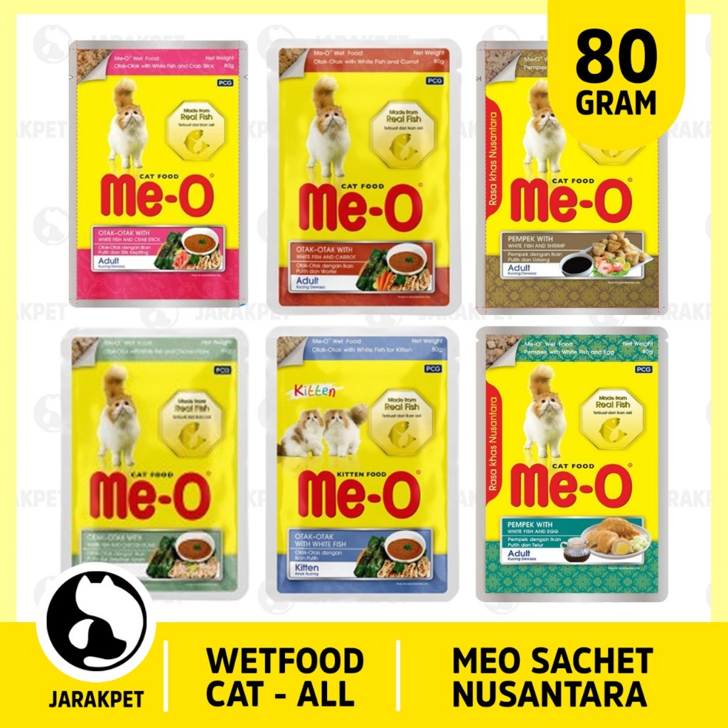 Meo Sachet otak-otak - Meo Sachet Pempek - Me-o pouch - Meo sachet otak otak white fish - Meo Otak-o