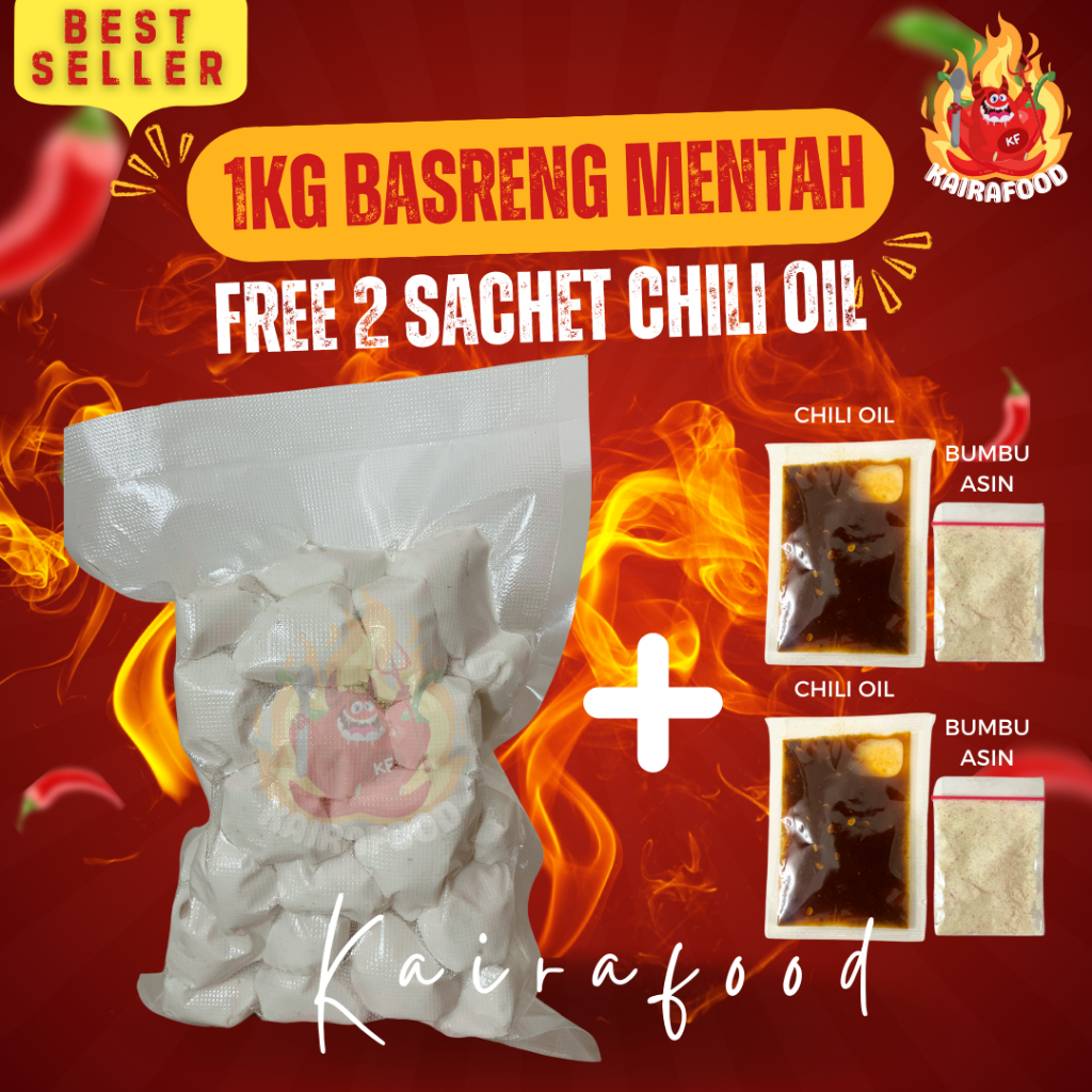 

1 KG BASRENG MENTAH KEMASAN KILOAN