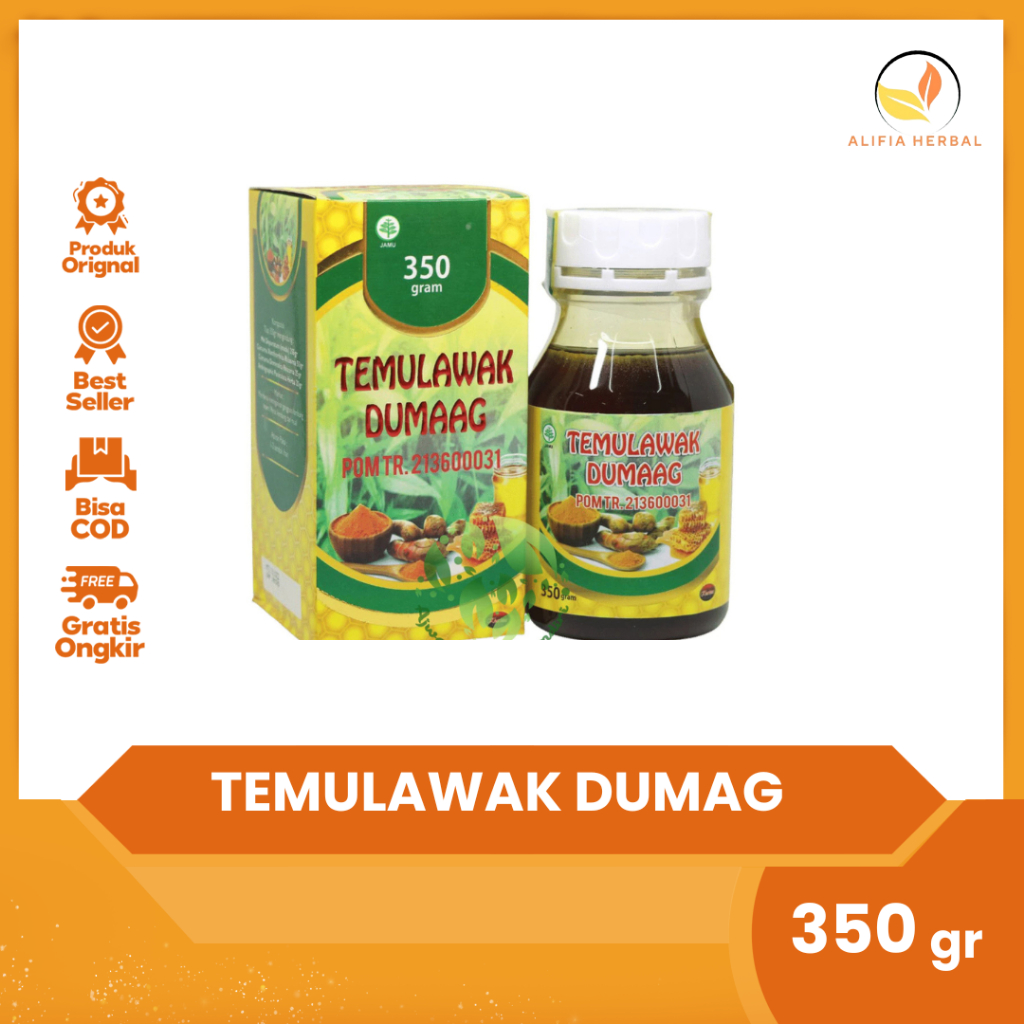 

Madu Dumaag Temulawak - Membantu mengobati penyakit maag - 350 gram