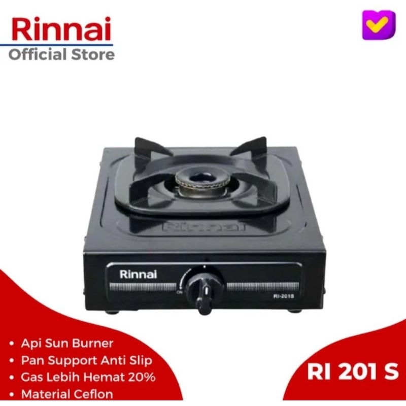 KOMPOR RINNAI 1 TUNGKU RI-201S RINNAI 1TUNGKU RINNAI