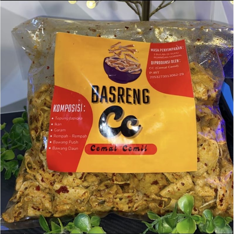 

Basreng koin original pedas daun jeruk ( 200 g )