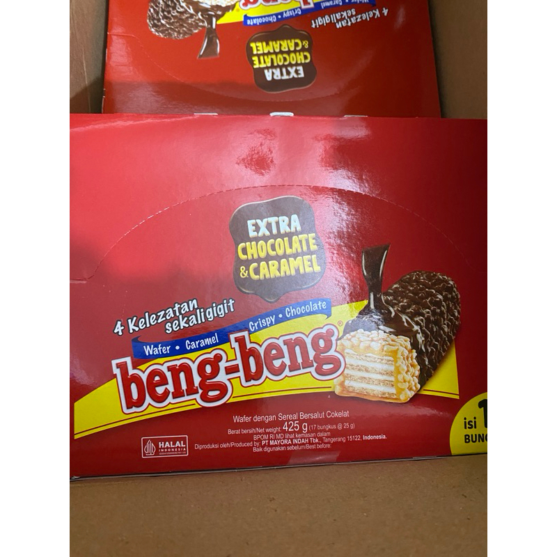 

Beng beng coklat 25gr 1 box isi 17 pcs