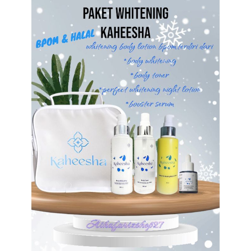 kaheesha whitening body lotion (HB BPOM)