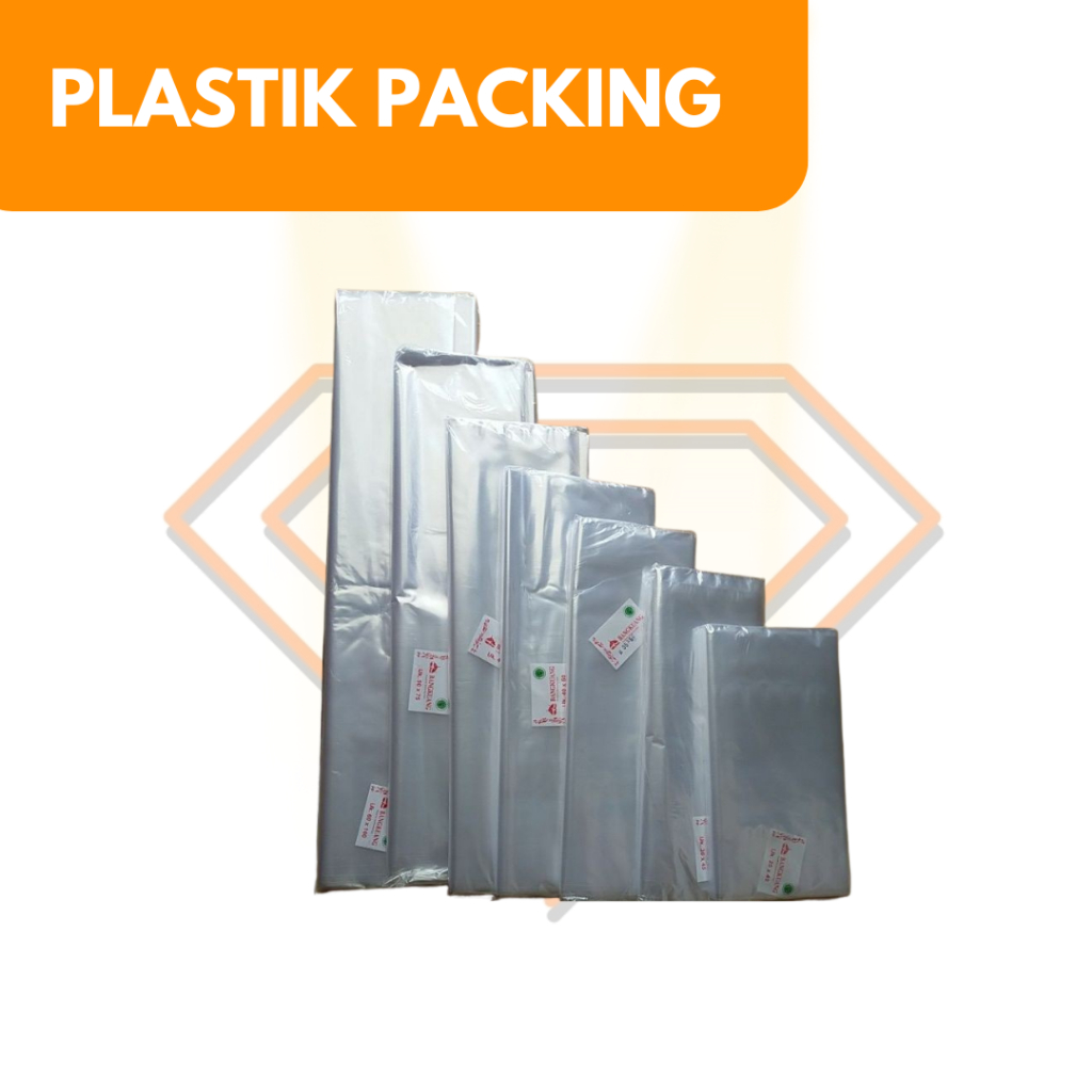 [BISA COD] Plastik Packing Laundry Polos Atau Jinjing / Plastik PP Bening / Plastik Laundry Kiloan