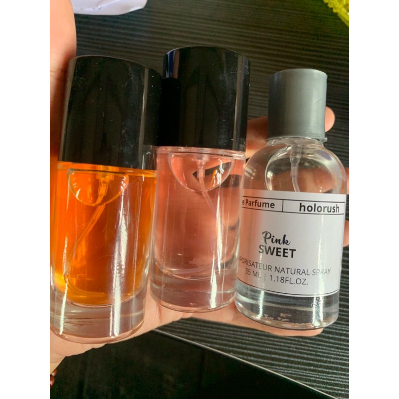 parfum pink sweet, amber, dan pink romance