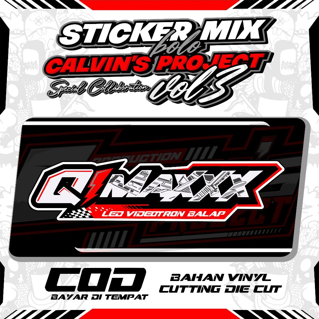 

ORIGINAL STIKER QIMAXXX VIDEO TRONE BALAP LUMAJANG by CALVIN'S PROJECT