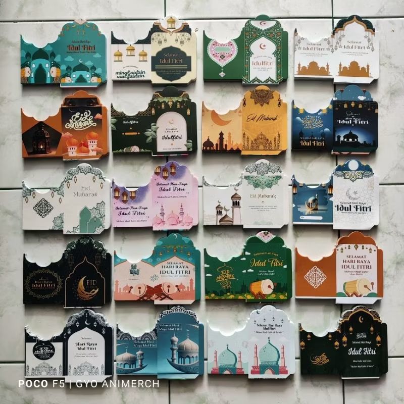 

( 1 PACK ISI 10 ) Amplop Lebaran Motif Muslim Ukuran Medium