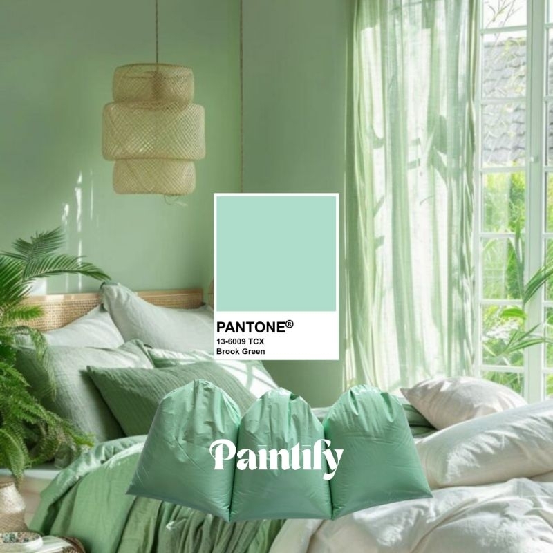 (1KG) Cat Tembok Kiloan Warna Sage by Paintify