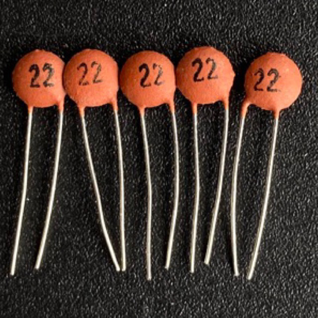 KAPASITOR 22PF 100V Kapasitor Keramik Tegangan Tinggi