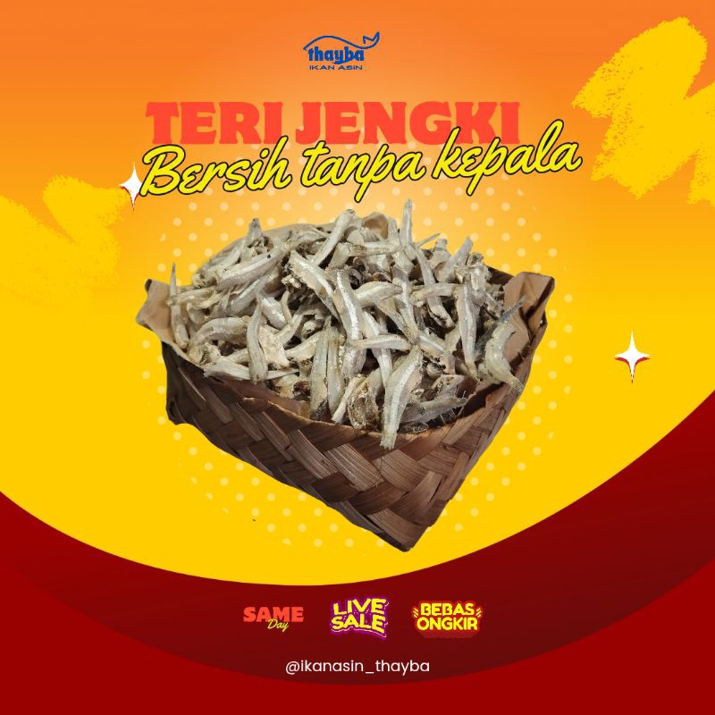 

IKAN ASIN TERI JENGKI BERSIH