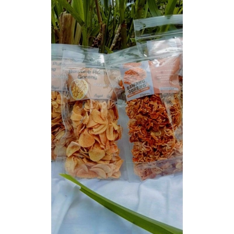 

BAWANG GORENG MADURA 100% ASLI TAMPA CAMPURAN TEPUNG