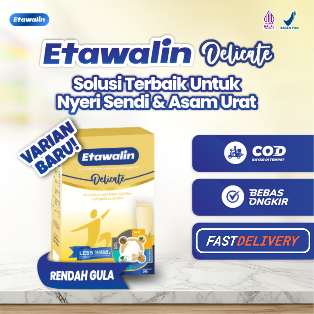 

Etawalin Less Sugar Delicate 200 gr Atasi Nyeri Sendi dan Tulang Rendah Gula Produk Original 100%