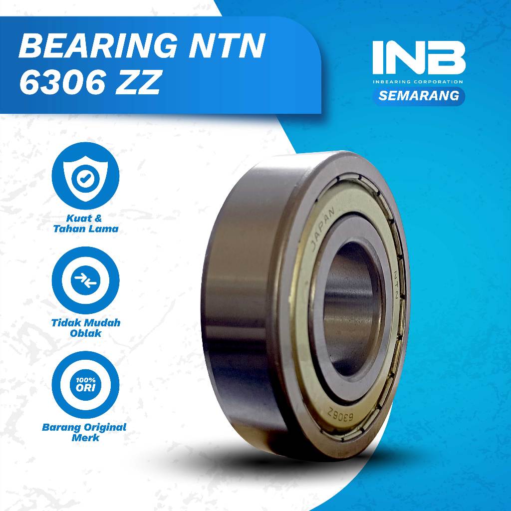 Laker Bearing 6306 ZZ NTN Bearing Pompa Air Ns 100 Bearing Gardan Quick G 1000 Boxer Original NTN IN