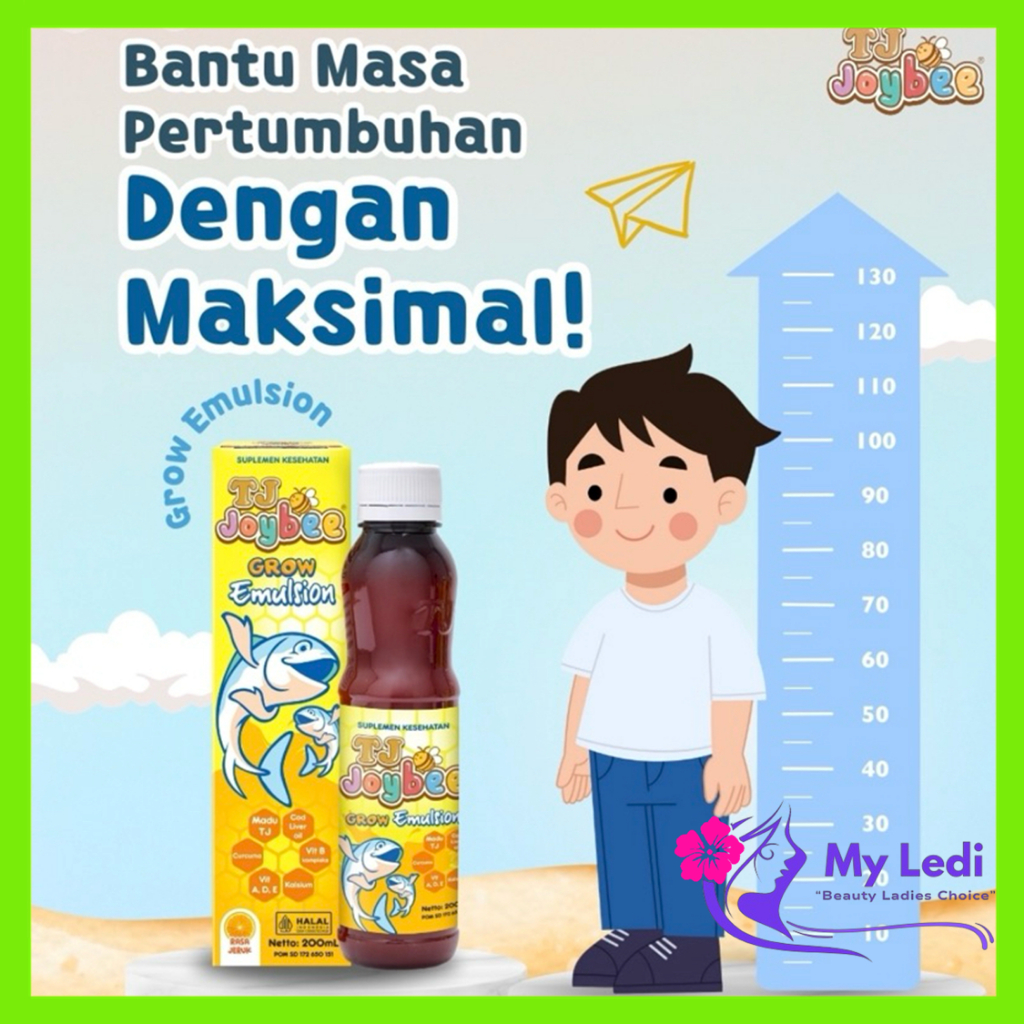 

Madu Tj Joybee Grow Emulsion 200ml / Minyak Ikan Membantu Pertumbuhan Anak / MyLedi