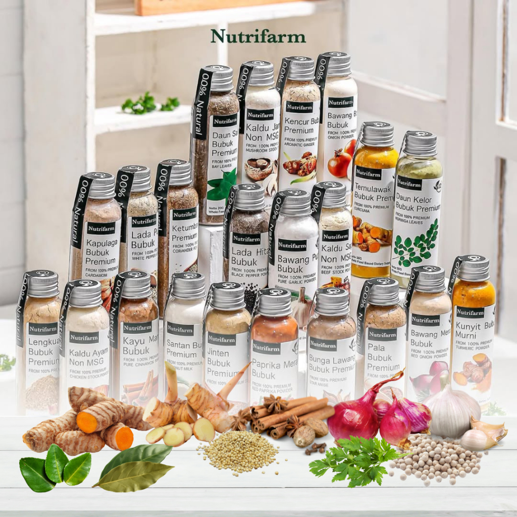 

Bumbu Premium All Variant - Bumbu Rempah Organik Halal Premium