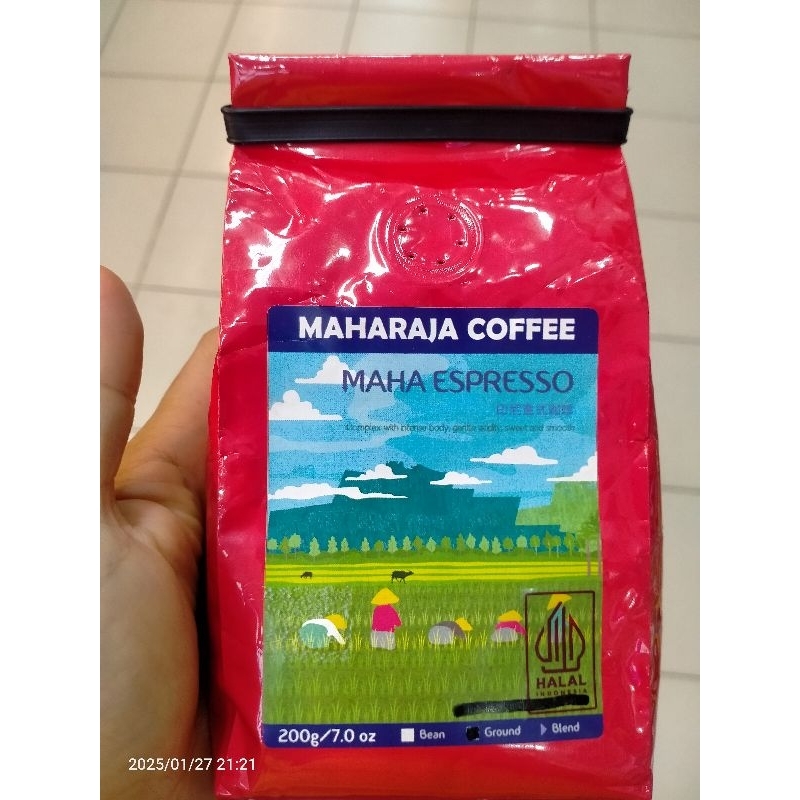 

MAHARAJA COFFEE MAHA ESPRESSO 200g / BUBUK KOPI