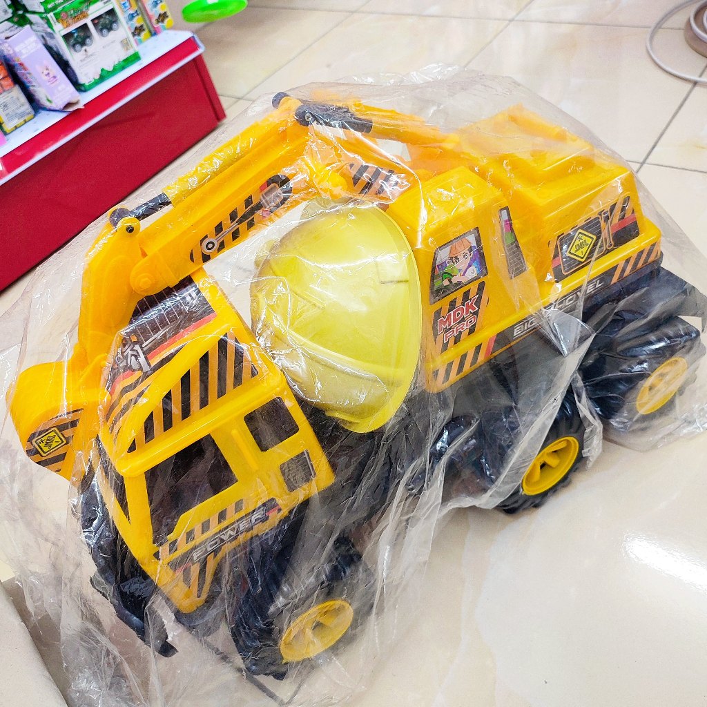 MDK PRO Mainan Anak Mobil Excavator Besar Free Helm Mainan Murah Harga Grosir Bisa COD