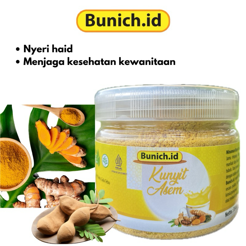 

KUNYIT ASEM INSTAN SERBUK / BUBUK / POWDER - TAMARIND TURMERIC 350 GRAM - BUNICH.ID