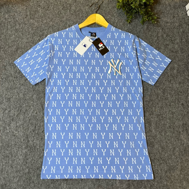 KAOS BORDIR NY BIRU