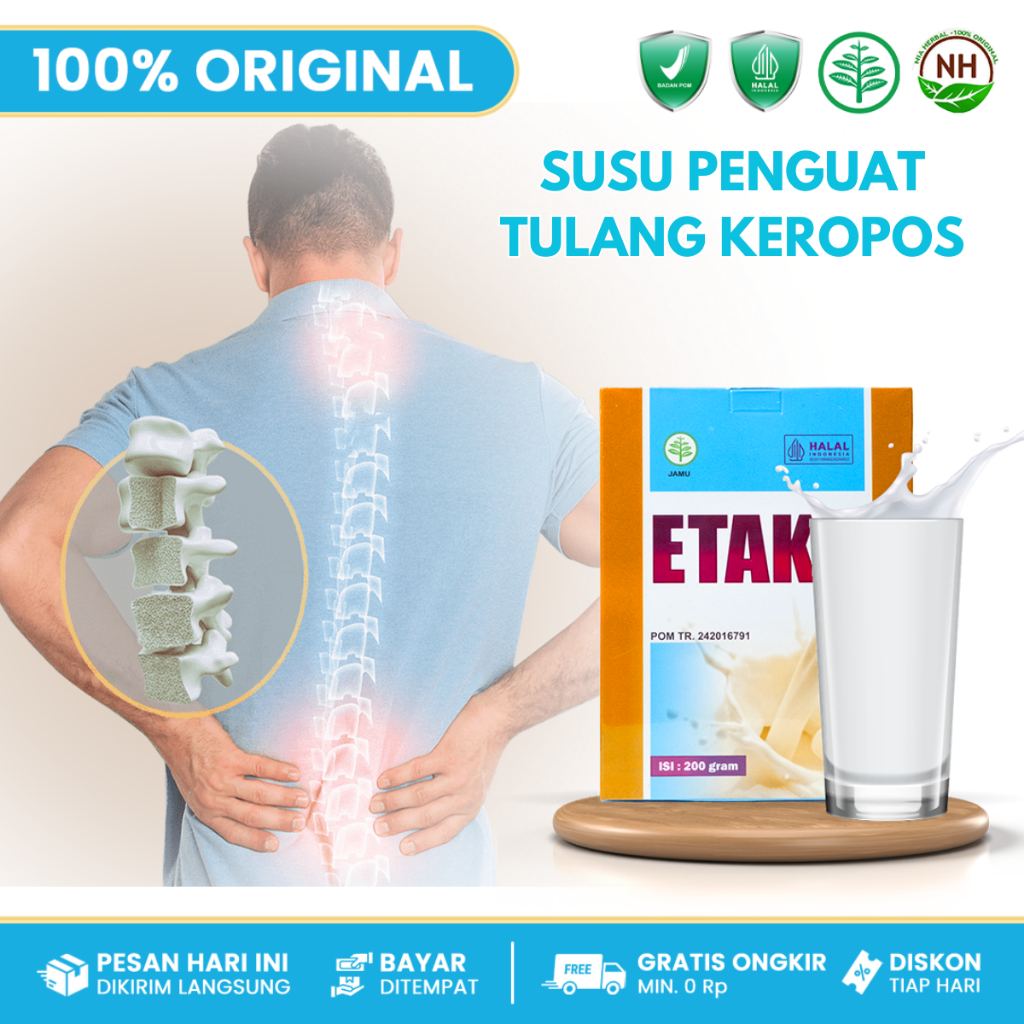 

Obat Herbal Penguat Tulang, Susu Untuk Tulang Keropos, Susu Untuk Patah Tulang - Walatra Etaku Bubuk