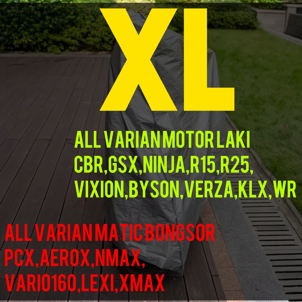 COVER SARUNG PELINDUNG MOTOR MATIC BONGSOR MOTOR LISTRIK BONGSOR DAN MOTOR KOPLING HONDA CBR150R,CB5