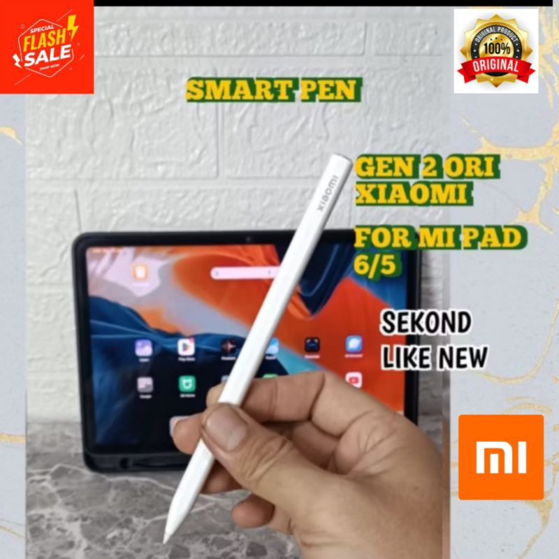 Stylus Smart Pen Gen 2 Original Xiaomi untuk Mi pad 6 & Mi pad 5 Second Original