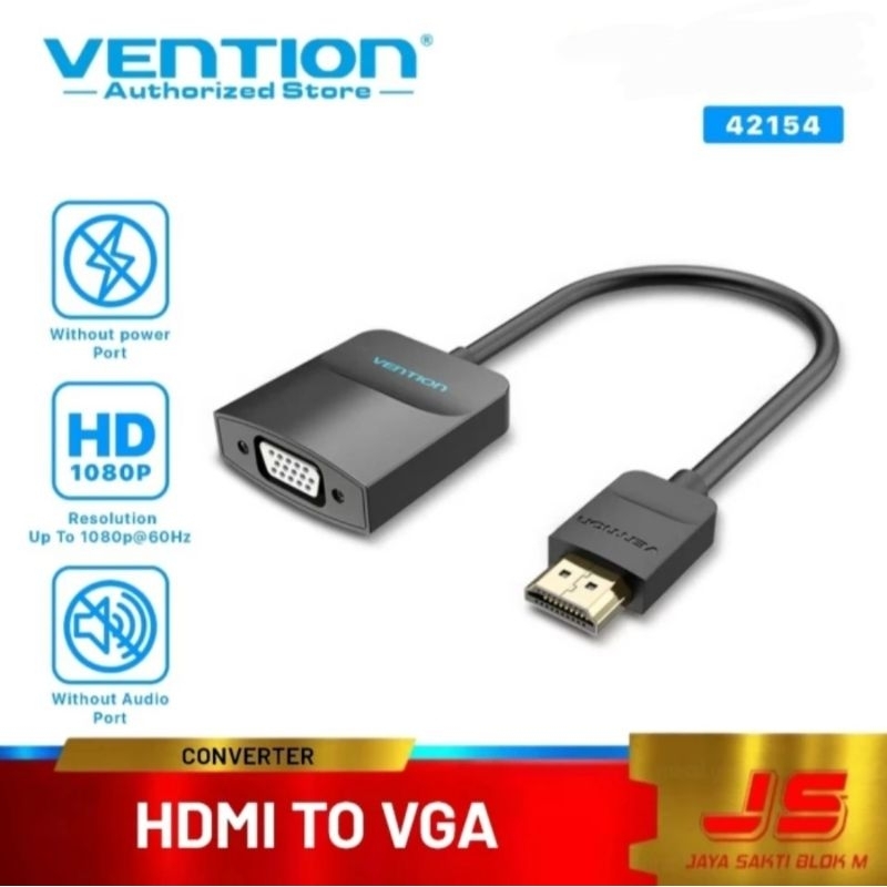 Vention Converter HDMI to VGA Female With Audio & Micro USB Power