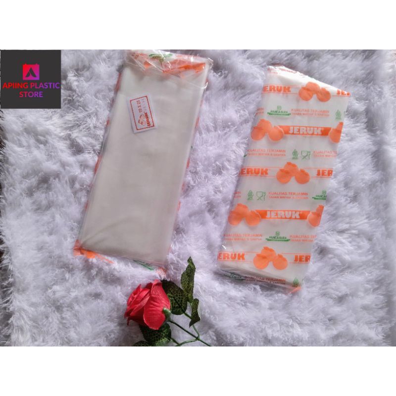 PLASTIK JERUK 10X25/ Plastik PE Ukuran 10x25/ Plastik Tebal/ Plastik Es Batu/ Plastik Santan