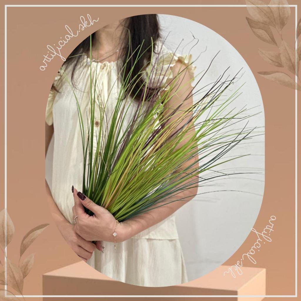 DAUN ILALANG ARTIFICIAL Bunga Rumput Hias Plastik Ilalang Daun Padi Artificial Tanaman Asparagus Mon