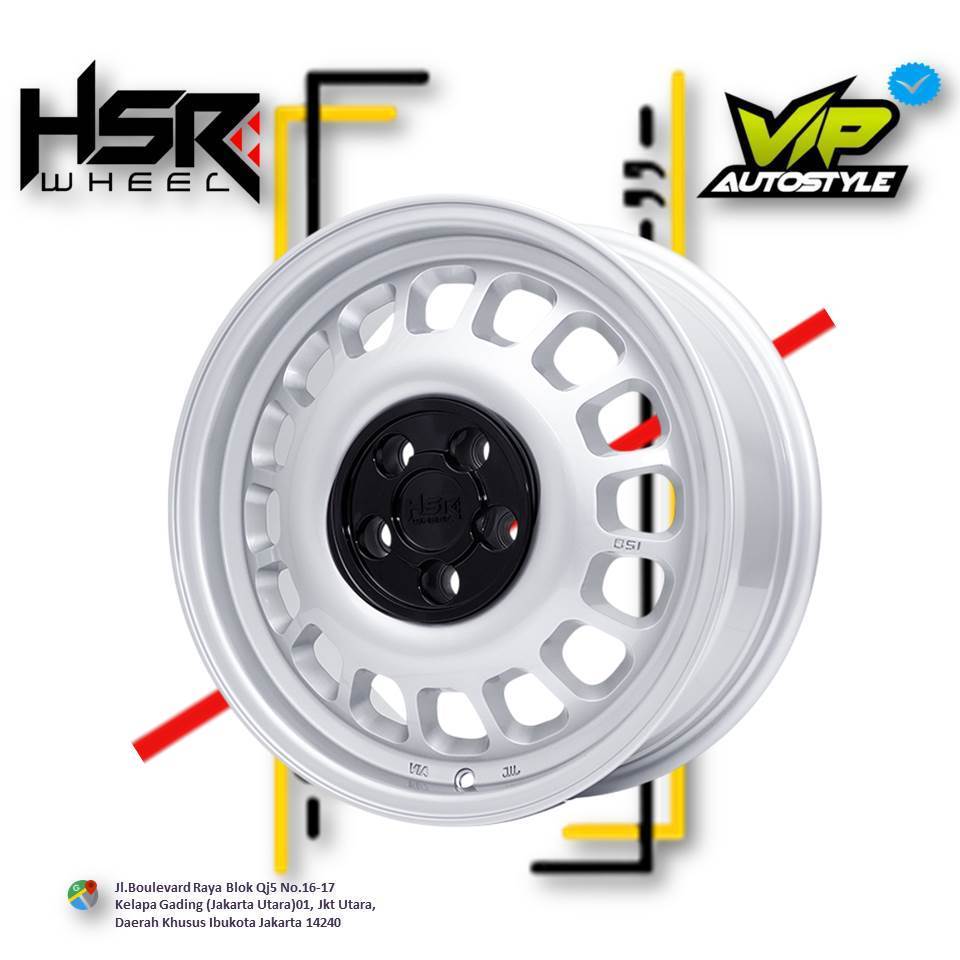 VELG MOBIL VW POLO R16 RACING MODIFIKASI SIENTA ALTIS AVANZA NEW HSR BSI SILVER