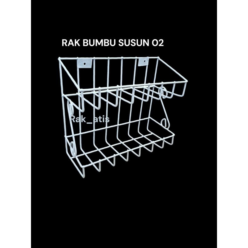 RAK BUMBU MINI SUSUN 02/RAK  DAPUR MINI SUSUN 02/Rak anti karat
