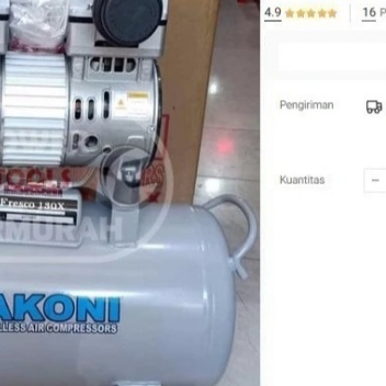 

Oilless Compressor LAKONI Fresco 130 Kompressor Tanpa Oli Kompresor