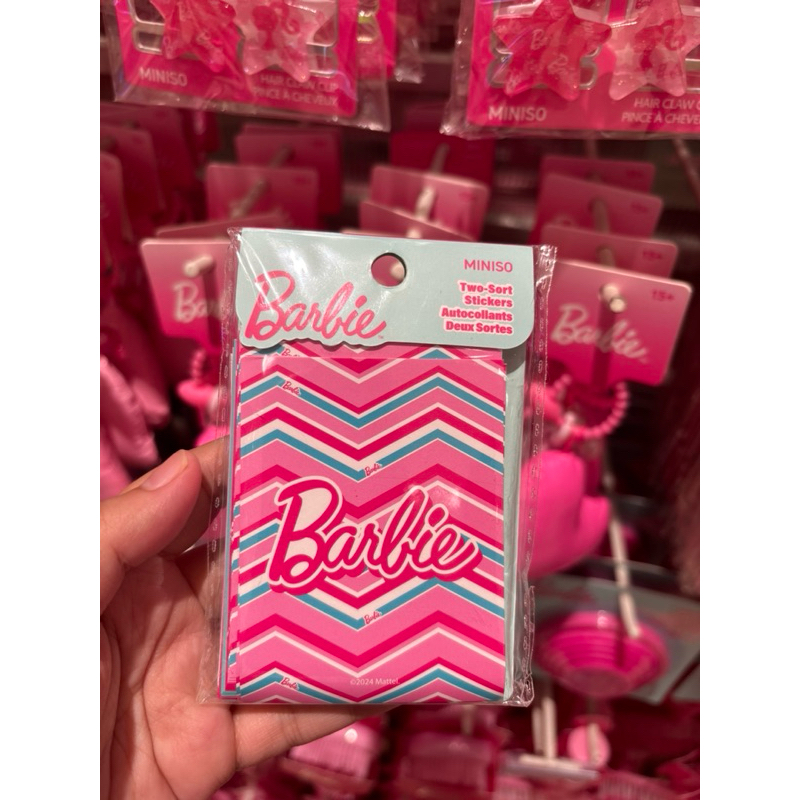 

MINISO X BARBIE TWO SORT STICKERS